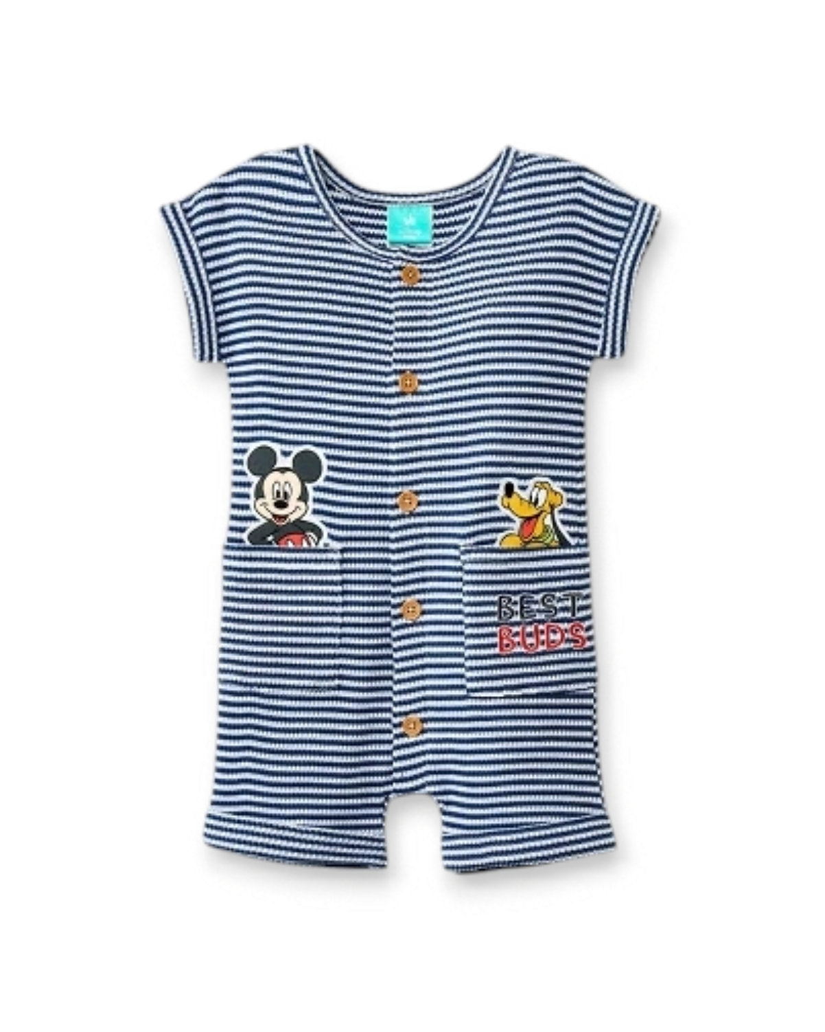Disney Baby romper rayas Mickey - Talla 0a3m 12m