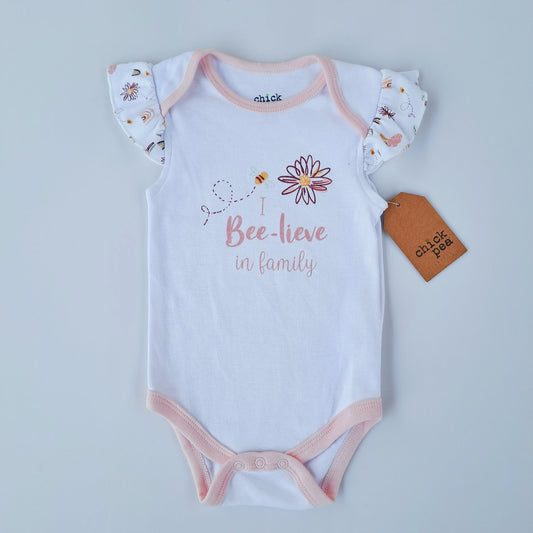 Chick Pea set 3 mamelucos Bee-lieve - Talla 3a6 meses