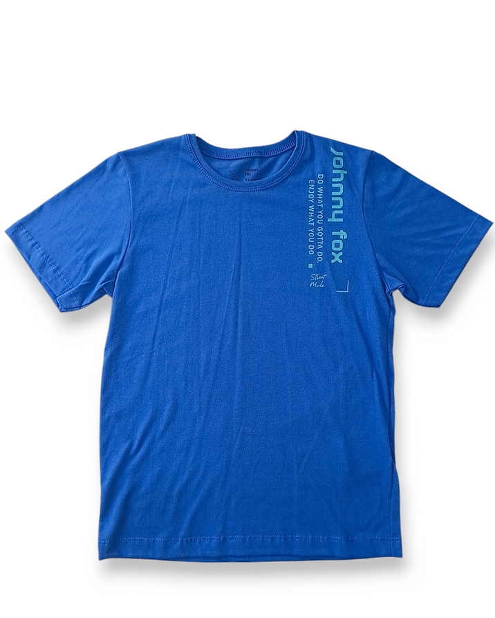 Jhonnie Fox camiseta azul - Talla 18a24m