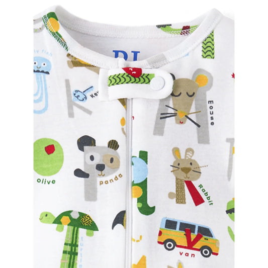 Childrens Place set 2 pijamas zipper pie cerrado - Talla 0a3m 3a6m