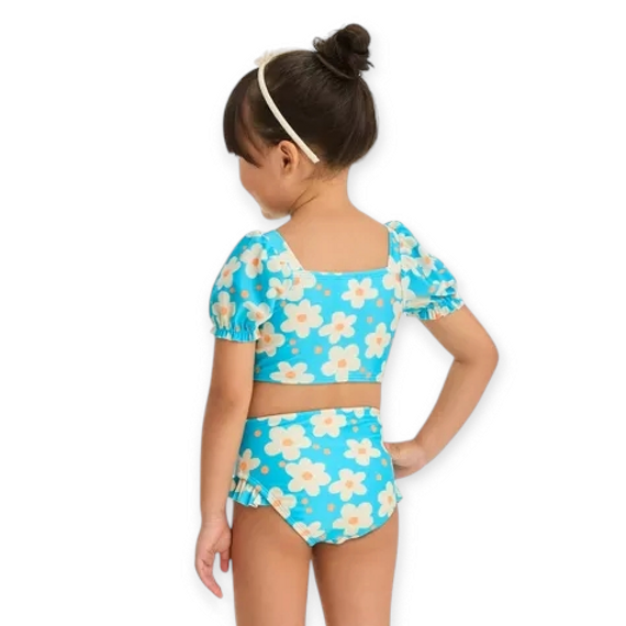 Cat & Jack traje de baño 2 piezas flores - Talla 5T