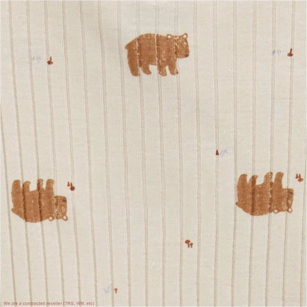 Carters pijama pie cerrado botones cruzado oso - Talla 9 meses