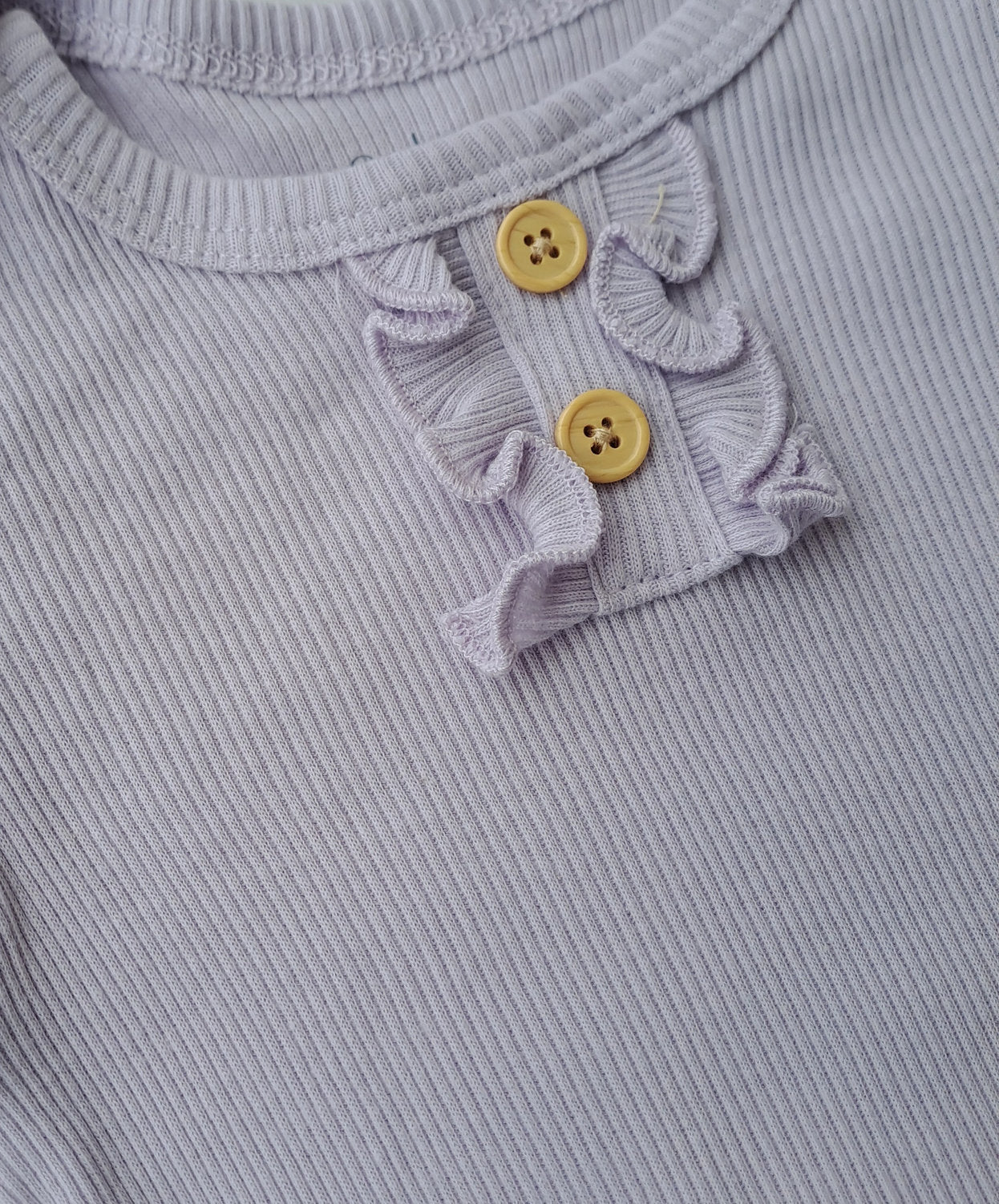 Catherine Malandrino set 3 piezas lila short mameluco y diadema - Talla 12m 18m