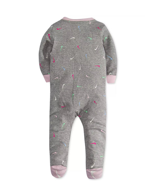 Nike pijama gris zipper pie cerrado - Talla 3 meses