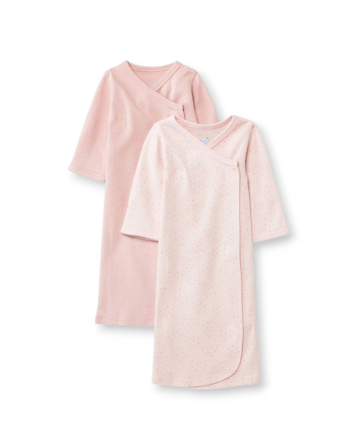 Cloud Island set 2 sacos de dormir rosa cierre - Talla Prematuro