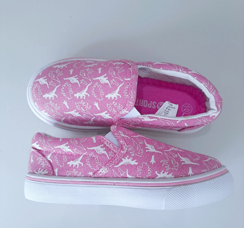 US Sports zapato casual niña dinosaurios Talla US 10 EUR 27 16.5cm