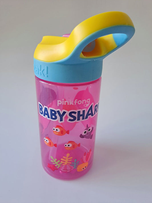 Botella agua rosa Baby Shark 16oz