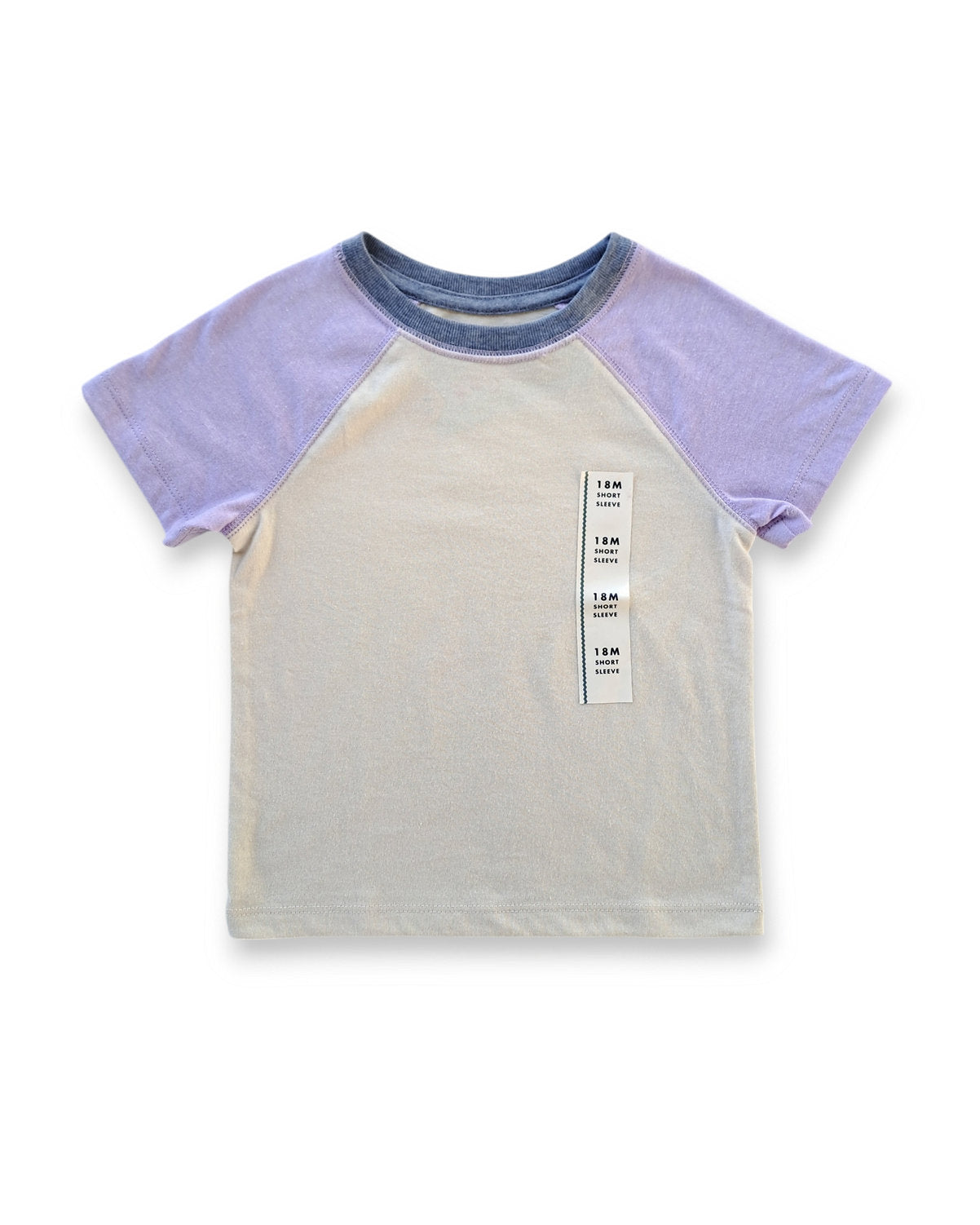 Cat & Jack camiseta mangas lila - Talla 18m