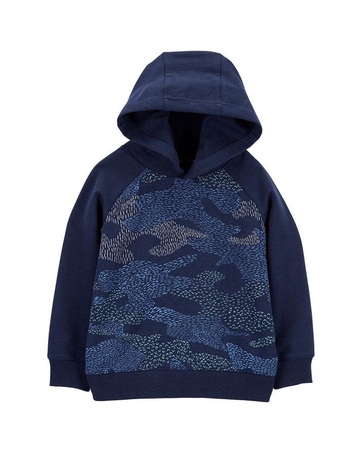 Carters hoodie manga larga capucha camuflaje - Talla 18m