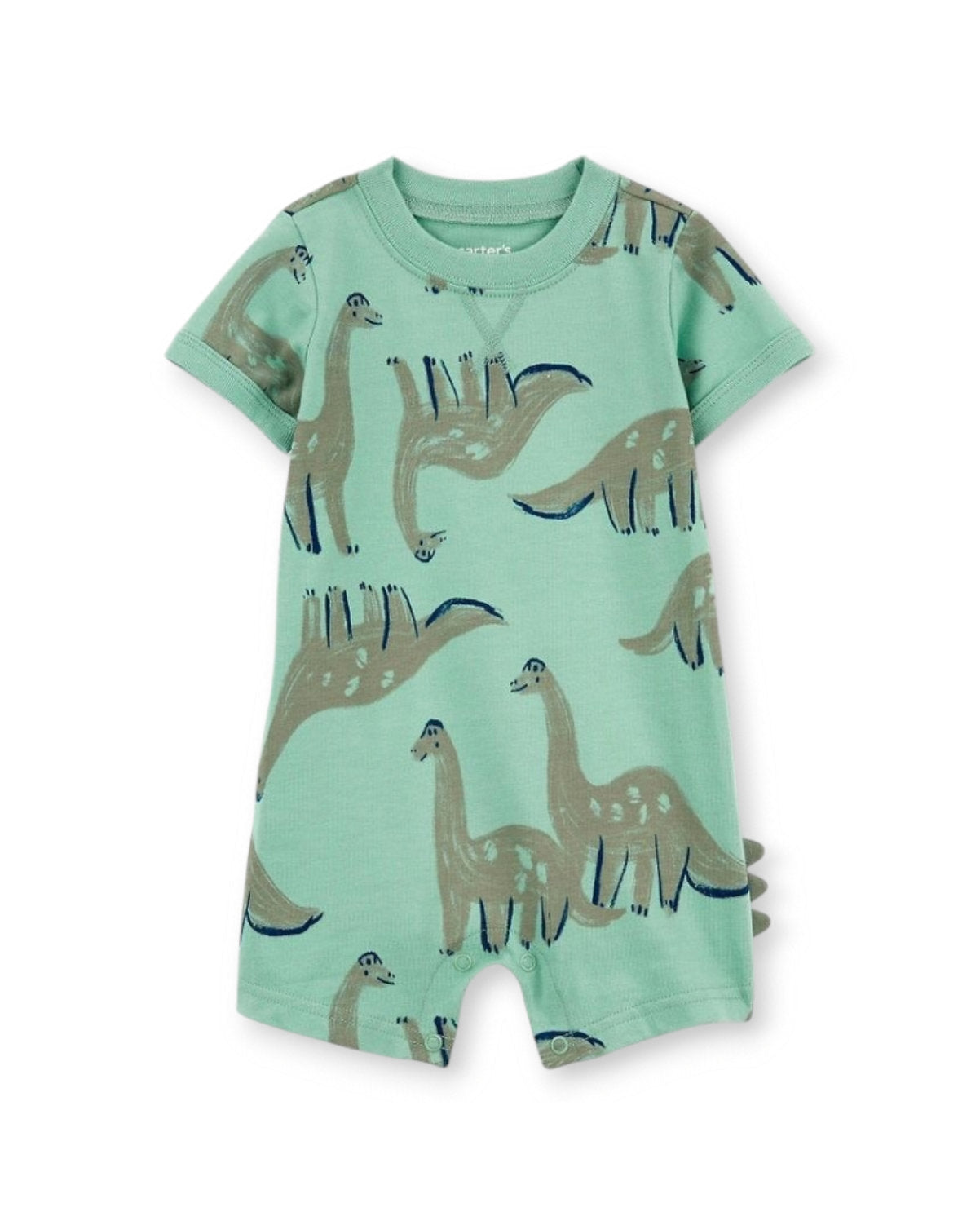 Carter's romper verde dinosaurios - Talla 12m 18m