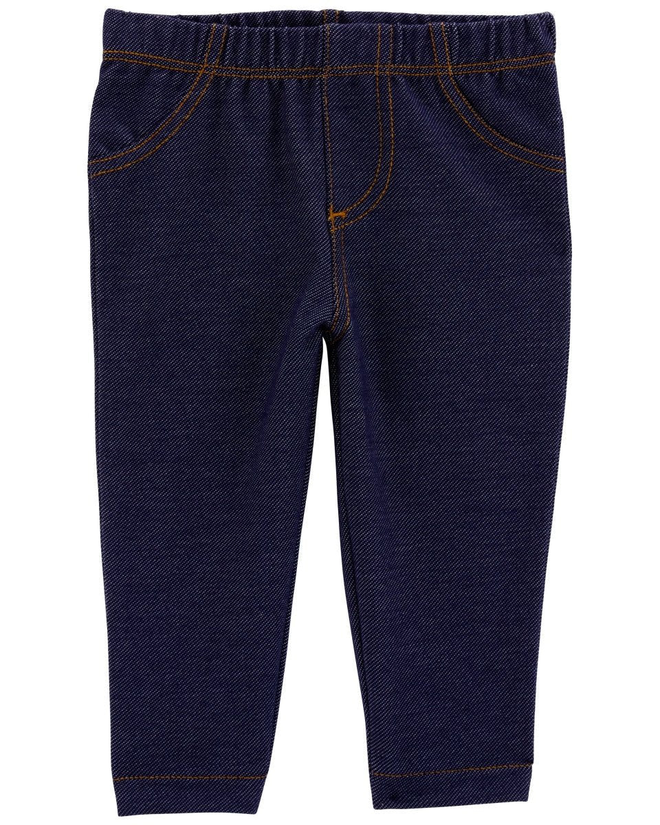 Carter's conjunto 3 piezas abrigo rosa legging mameluco - Talla 18m