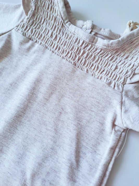 Jessica Simpson conjunto legging flores mameluco - Talla 6a9m