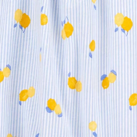 Carter's romper celeste limones - Talla 12m