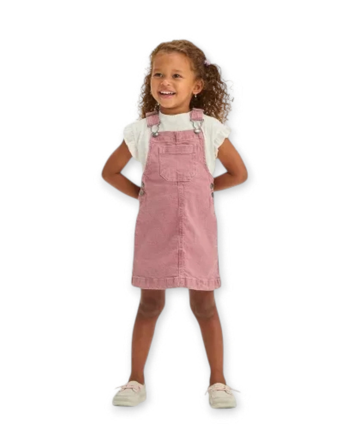 Cat & Jack overall falda mezclilla rosa - Talla 2T