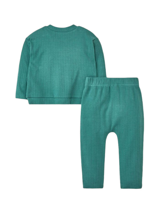 Disney Baby conjunto verde Mickey Mouse - Talla 12 meses