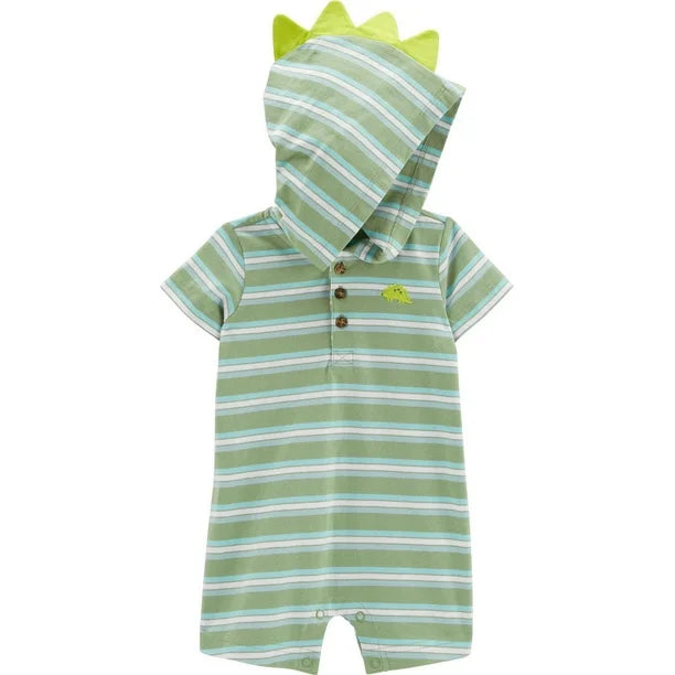Carter's romper con capucha dinosaurio - Talla 3a6 meses