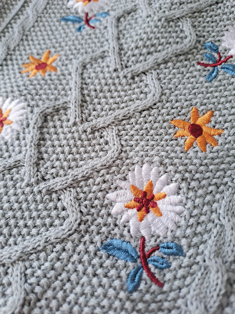 Nicole Miller conjunto verde tejido con gorro - Talla 3a6 meses