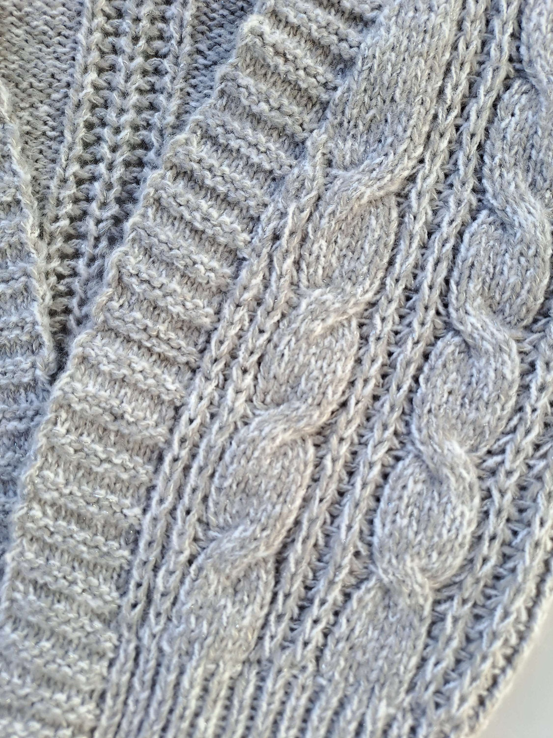 Cat & Jack cardigan gris tejido - Talla 12 meses