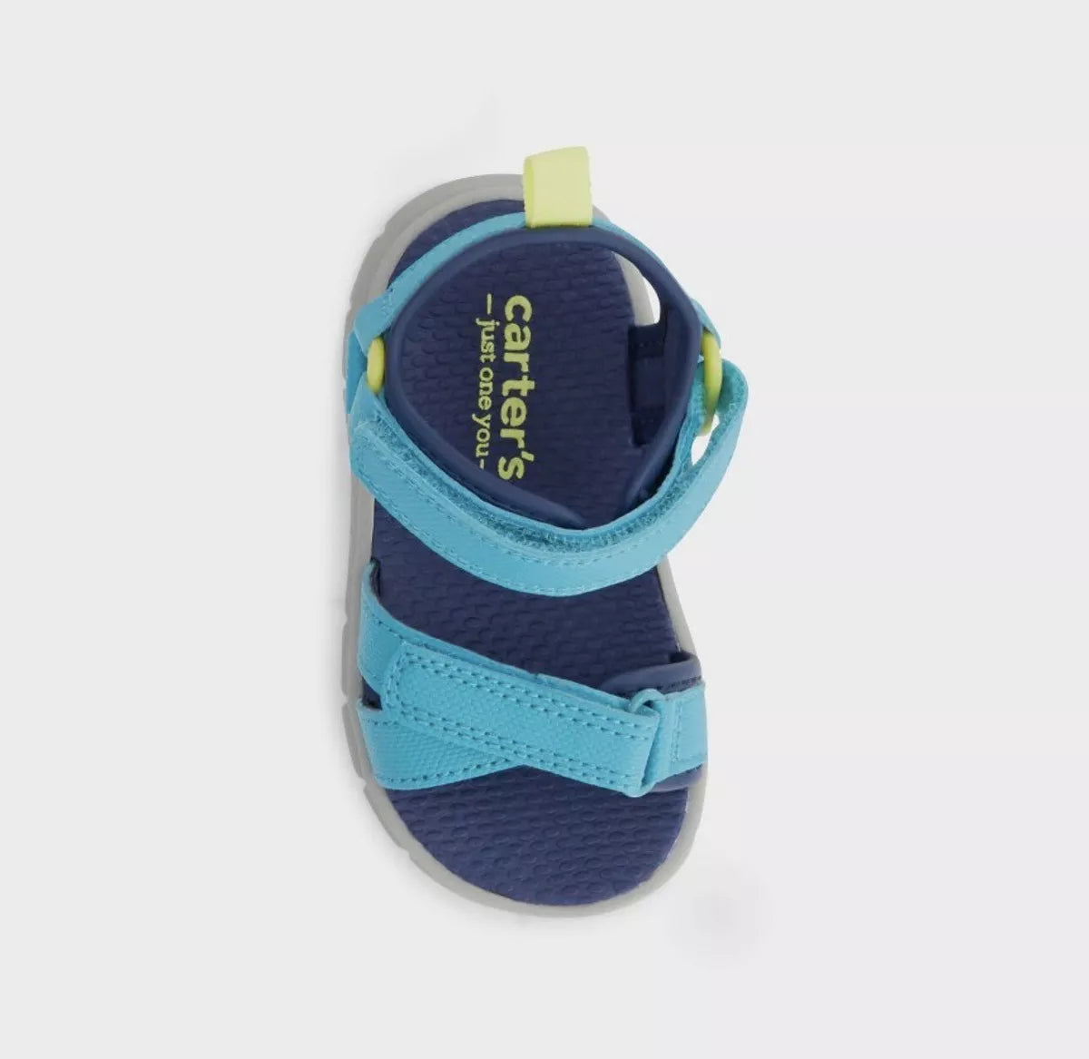 Carter's sandalias baby boy azules - Talla 4 (9 a 12m)