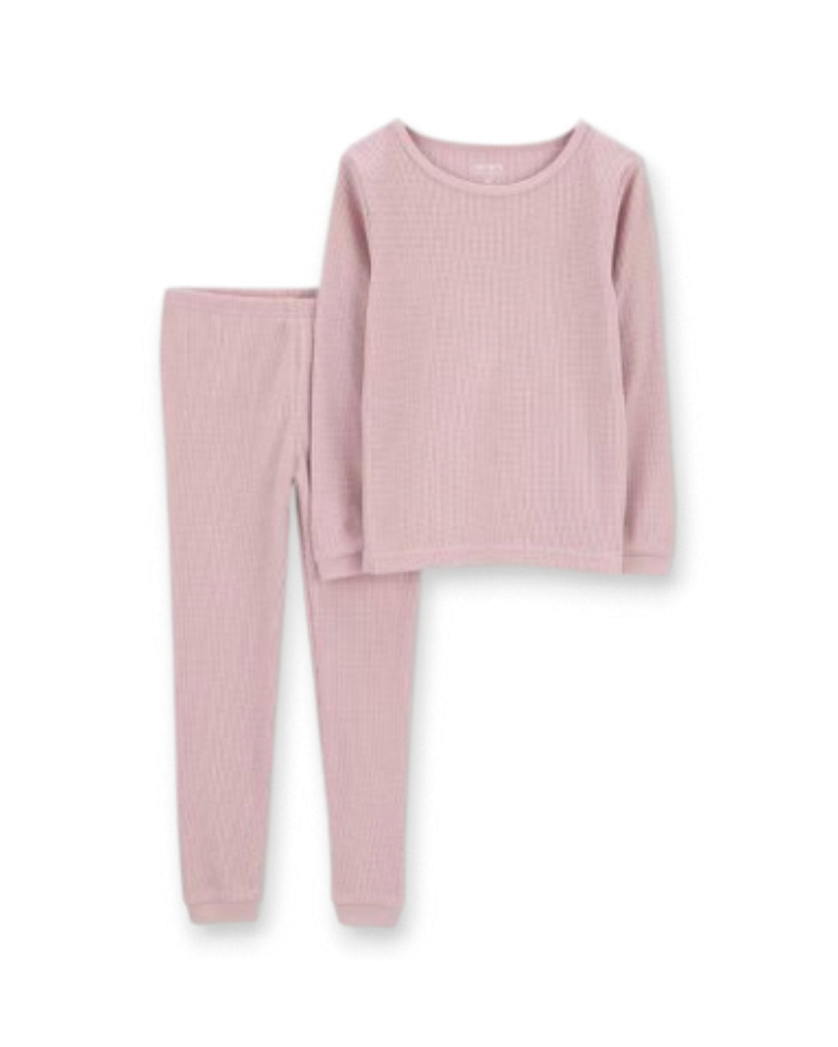 Carter's pijama rosa 2 piezas manga larga - Talla 12 meses