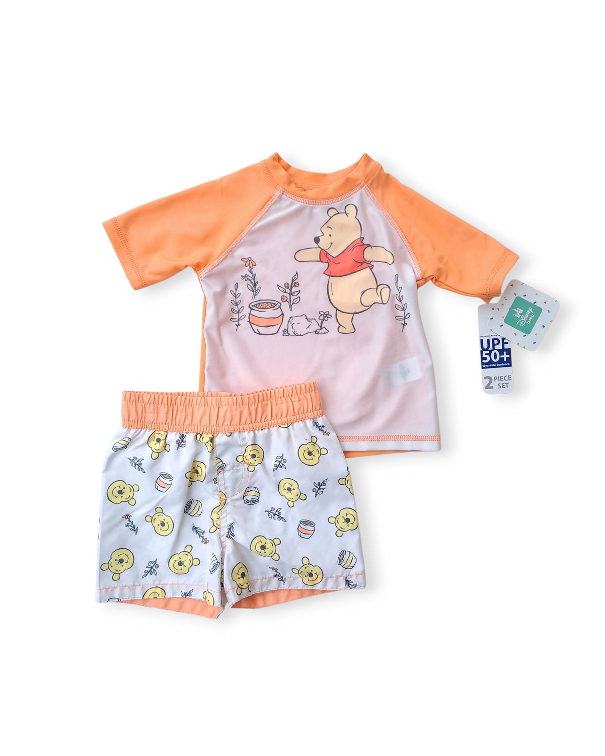 Disney Baby traje de baño 2 piezas Winnie Pooh - Talla 12 meses