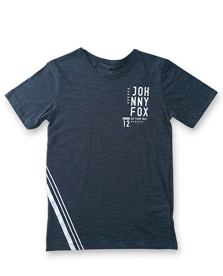 Jhonnie Fox camiseta negra y verde - Talla 6