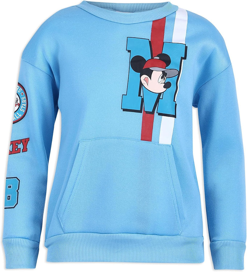 Disney conjunto celeste Mickey baseball - Talla 4T y 5T