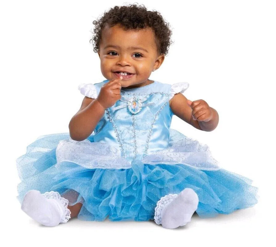Disney Baby vestido celeste Cenicienta - Talla 6-12 meses
