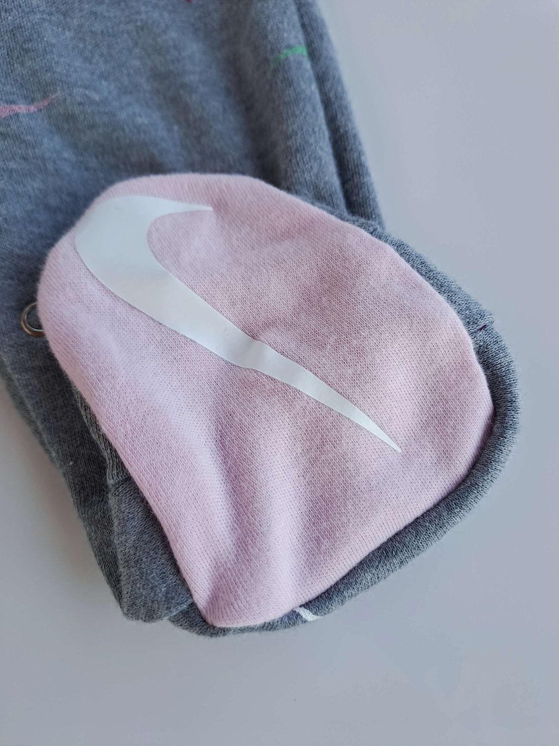 Nike pijama gris zipper pie cerrado - Talla 3 meses