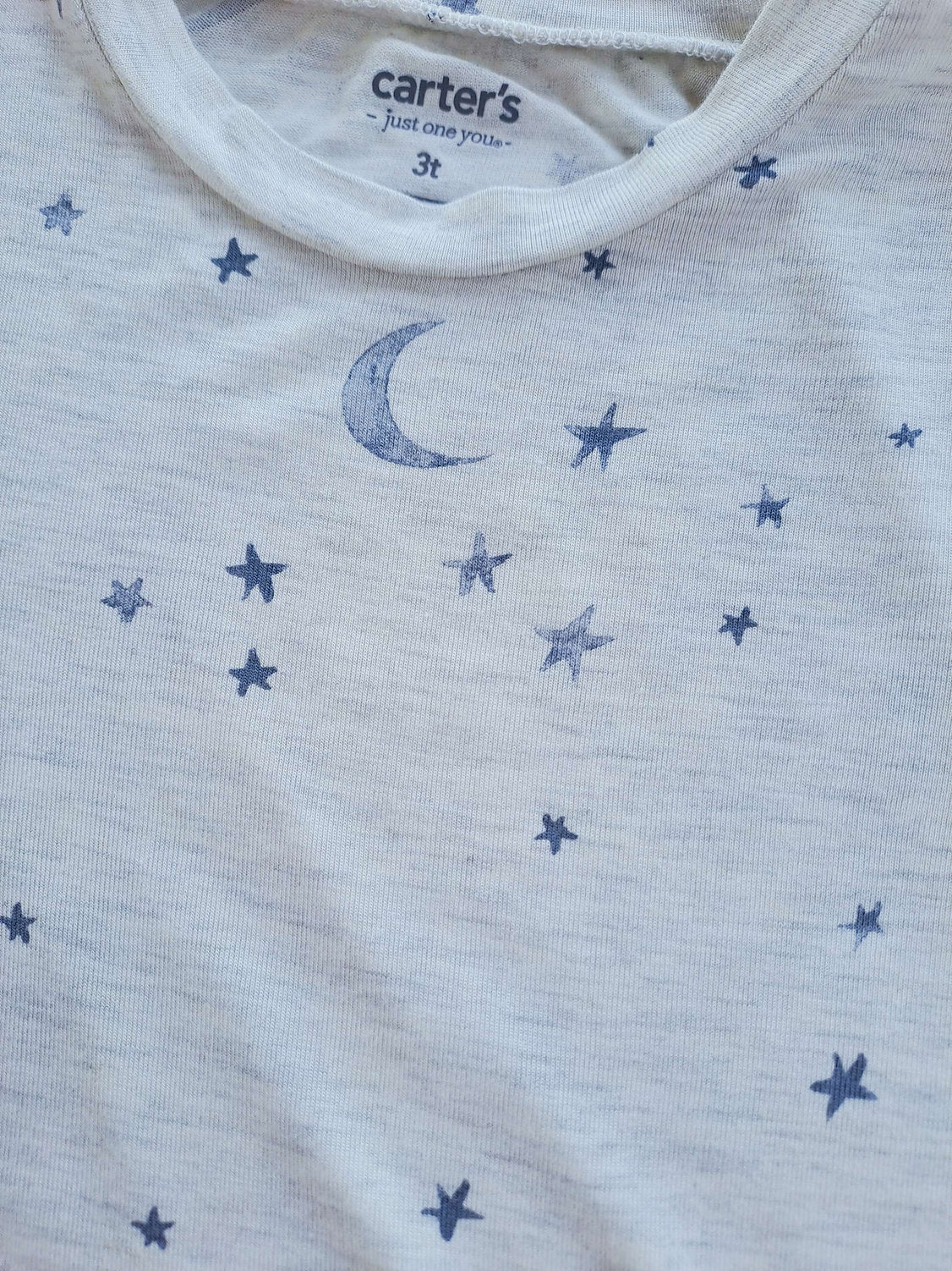 Carter's pijama 2 piezas luna estrellas - Talla 3T