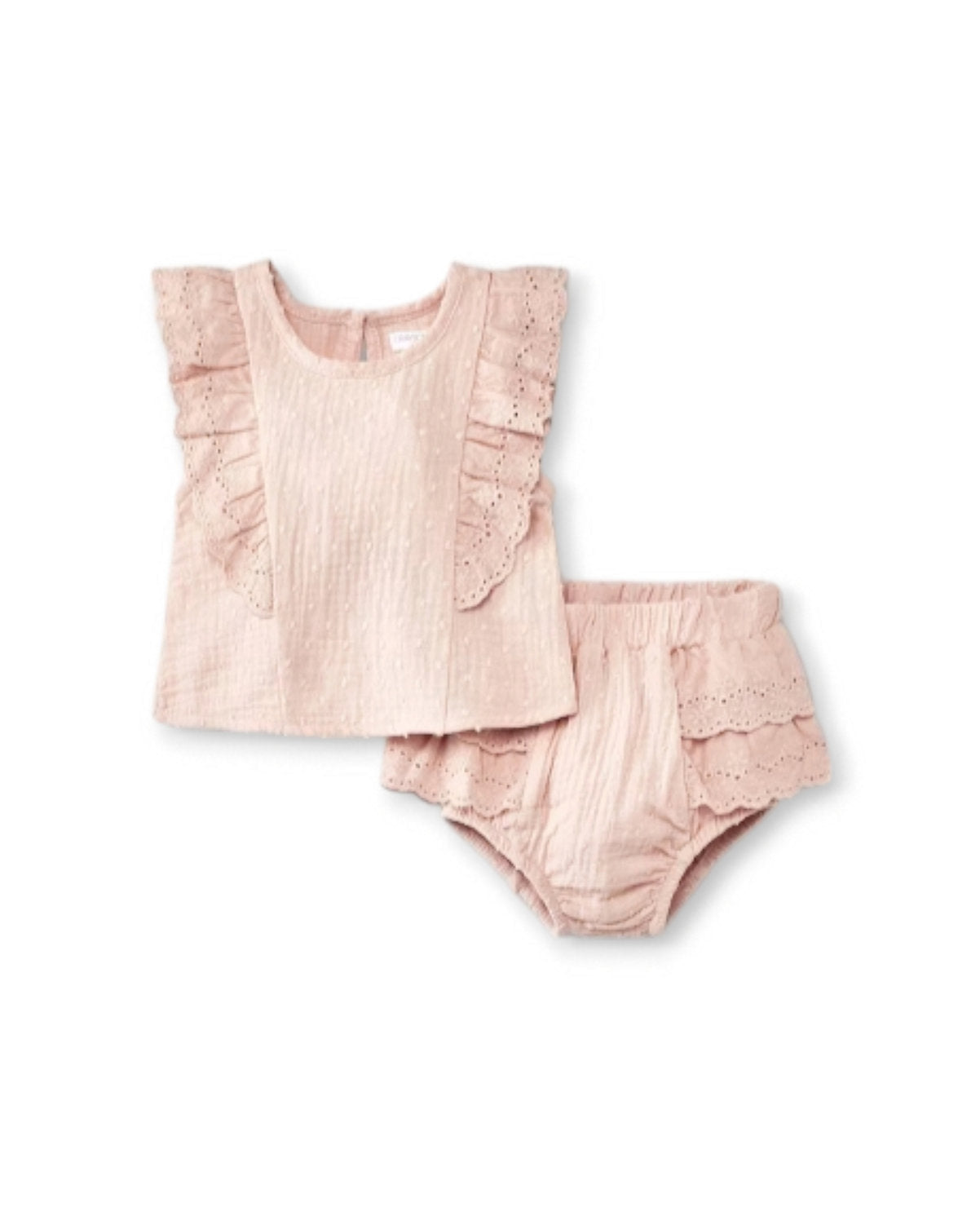 Grayson Mini conjunto 2 piezas calzón y blusa sin mangas - Talla 12m 18m