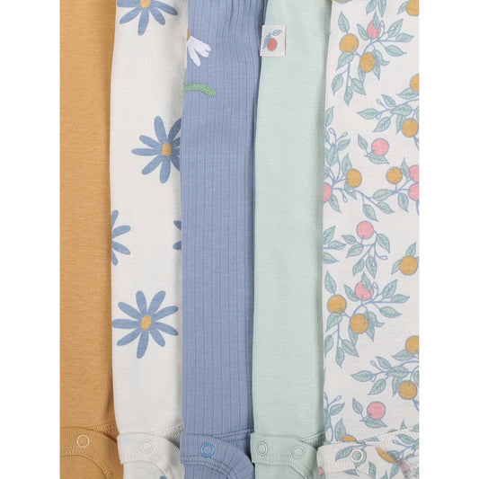 Little Star Orgánic set 5 mamelucos sin mangas - Talla 24 meses