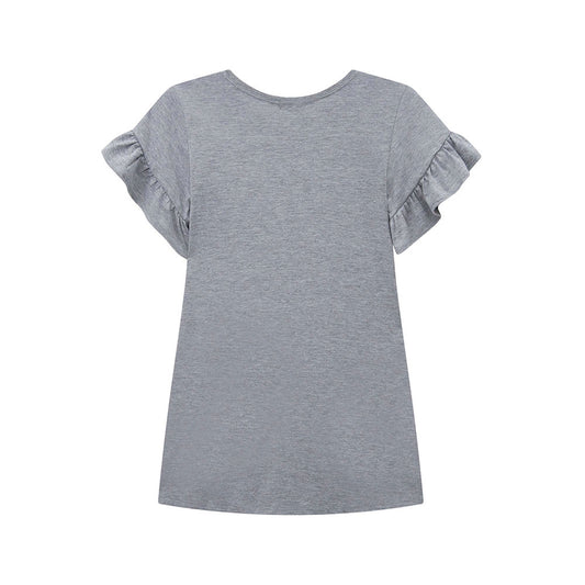 Infanti vestido gris corazón rosa - Talla 4