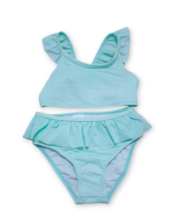 Crazy 8 traje de baño 2 piezas celeste - Talla 4T