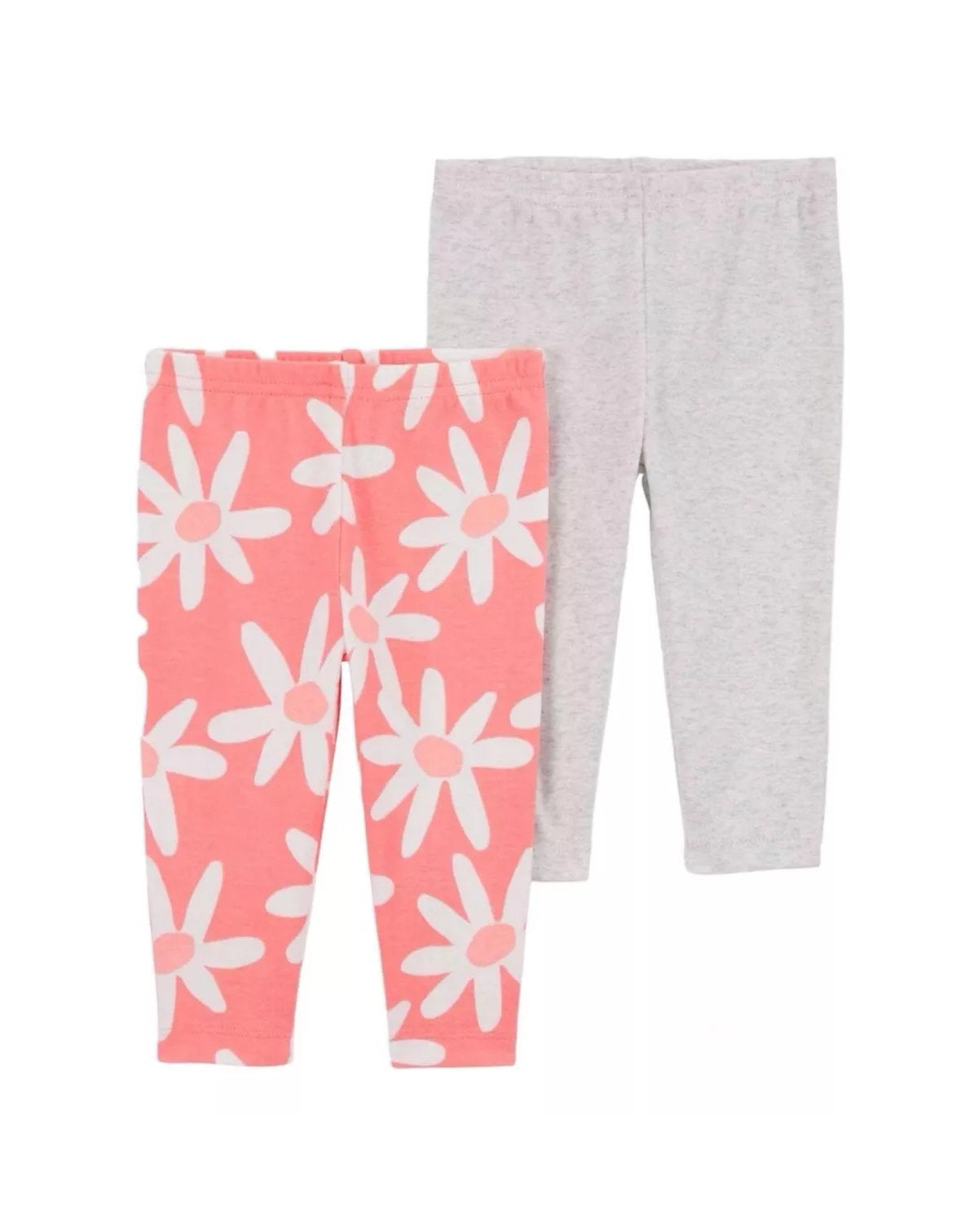 Carter's Set 2 pantalones floreado gris - Talla 18 meses