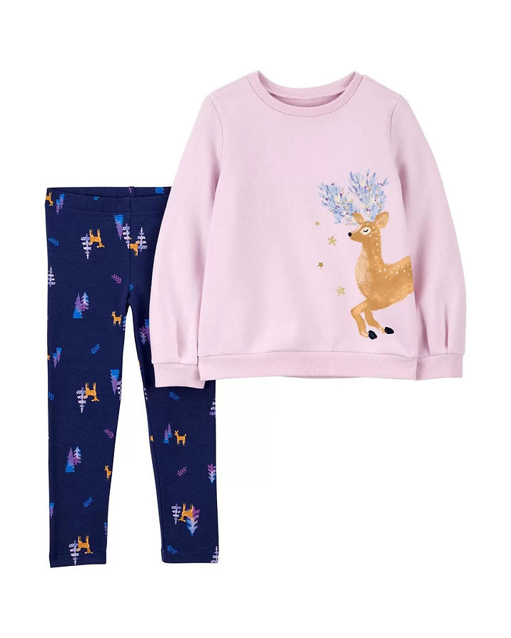 Carters conjunto 2 piezas venado - Talla 6m