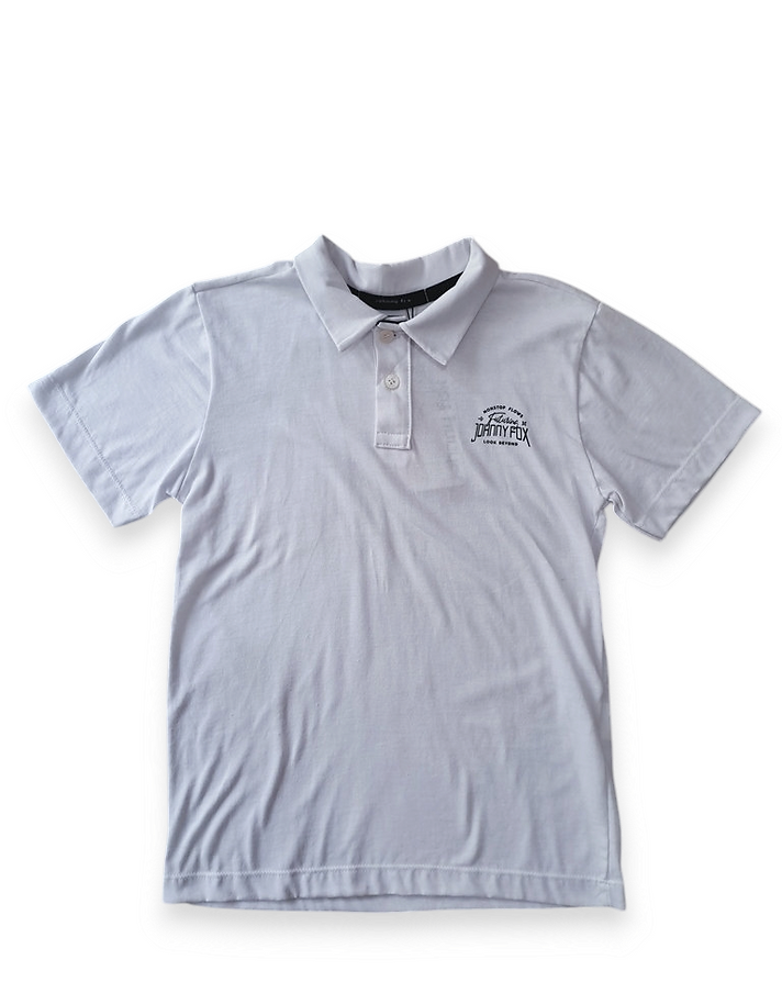 Jhonnie Fox polo blanco - Talla 8