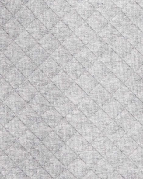 Carters pijama/saco gris zipper - Talla 0a6 meses