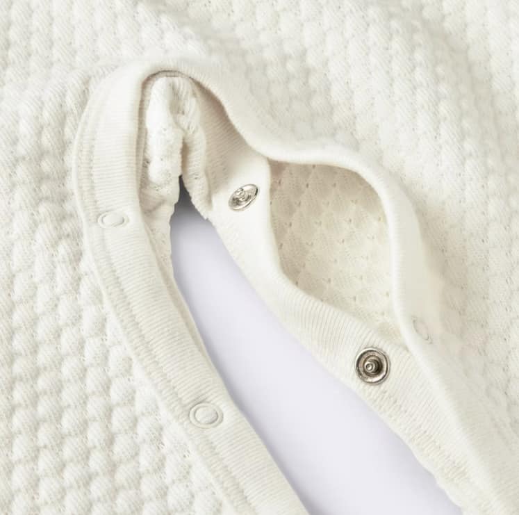 Cloud Island romper largo blanco botones - Talla 3a6 meses