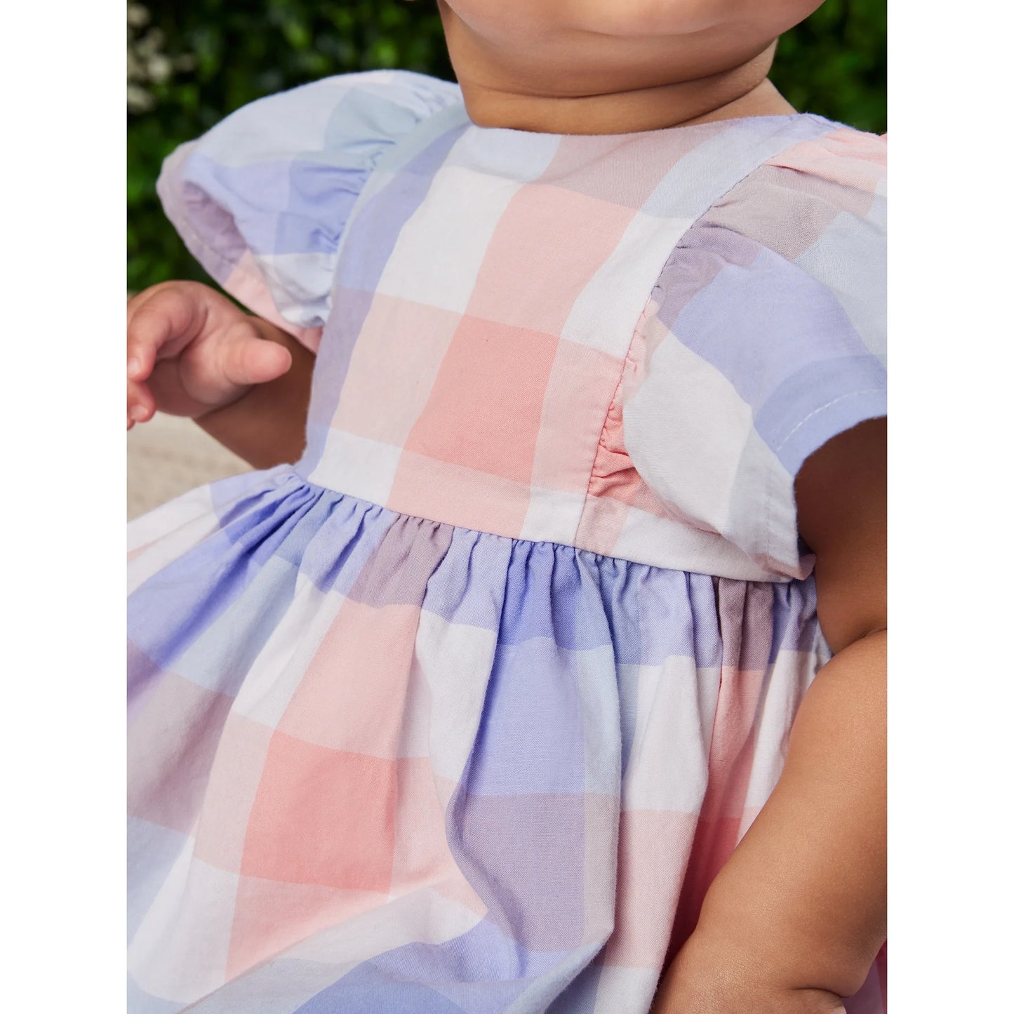 Carter's vestido cuadros con calzón - Talla 12 meses