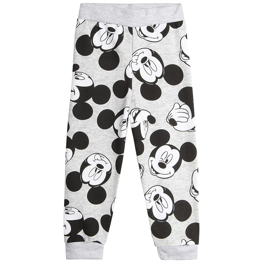 Mickey conjunto abrigo y jogger gris negro - Talla 4T
