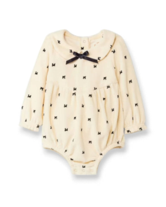 Cat & Jack romper manga larga lazos - Talla 3a6m