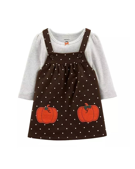 Carter's overall calabaza suéter manga larga - Talla 6 meses