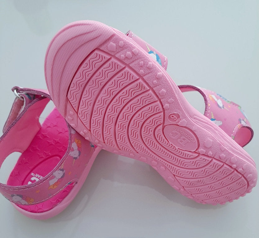 BC Footwear sandalia rosa unicornio niña Talla USA 9 EUR 26