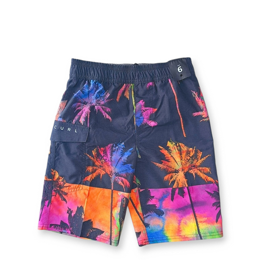 Rip Curl short traje de baño palmeras - Talla 6