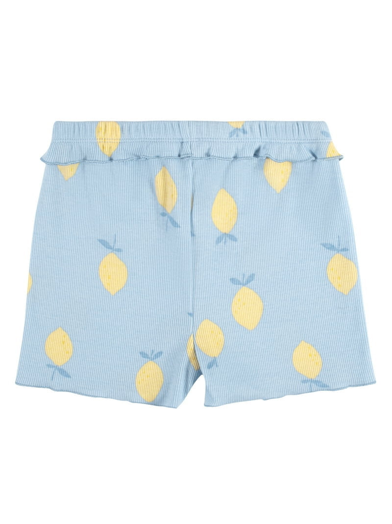 Gerber set 3 shorts celeste amarillo - Talla 2T