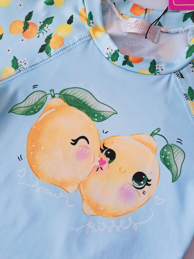 Infanti traje de baño lima 2 piezas - Talla 9a12m