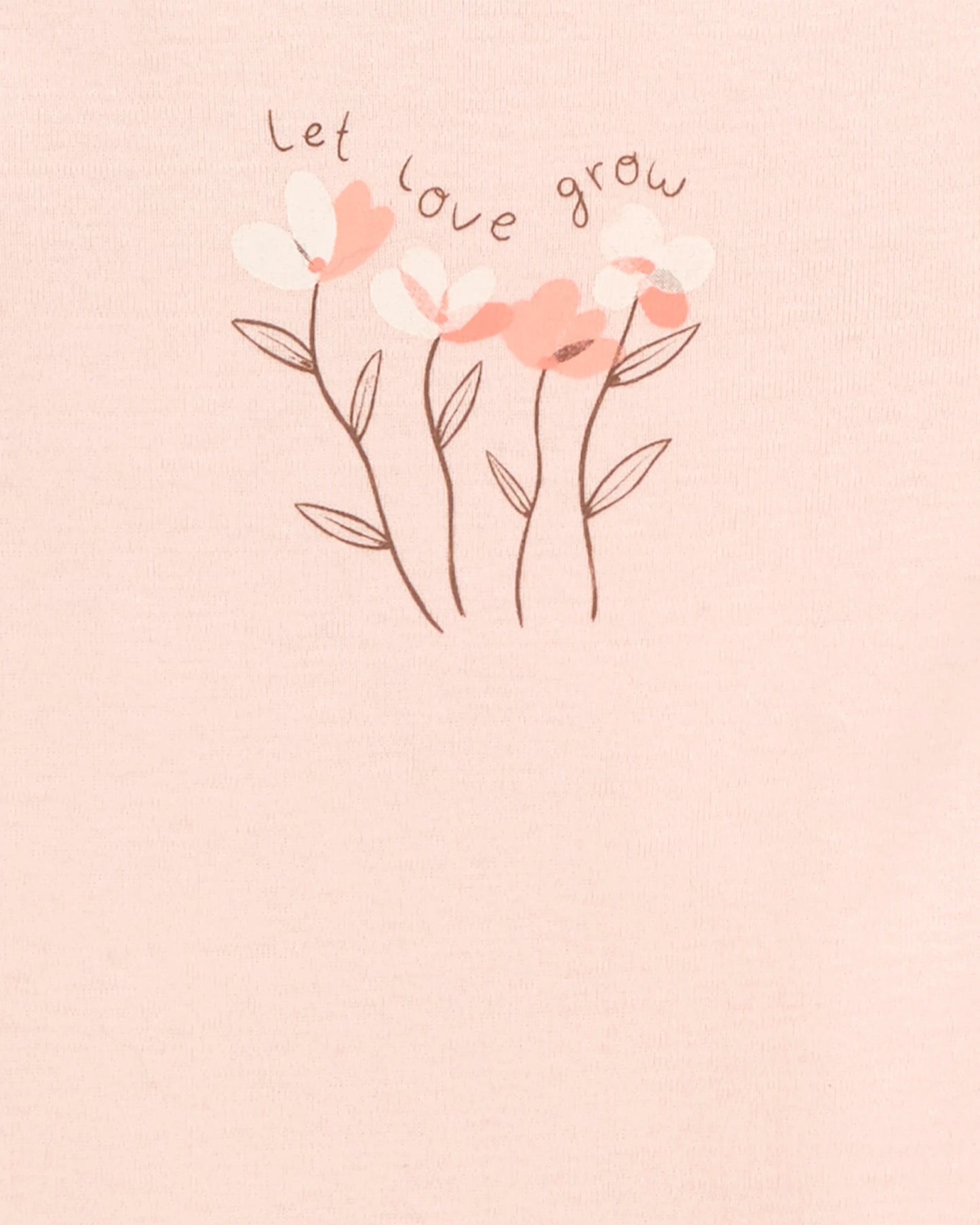 Carter's Set 5 mamelucos rosa flores libélula - Talla 6m 12m 18m 24m