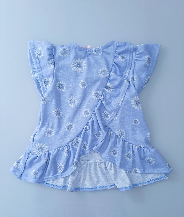 Infanti conjunto 2 piezas flores calzón - Talla 9a12m