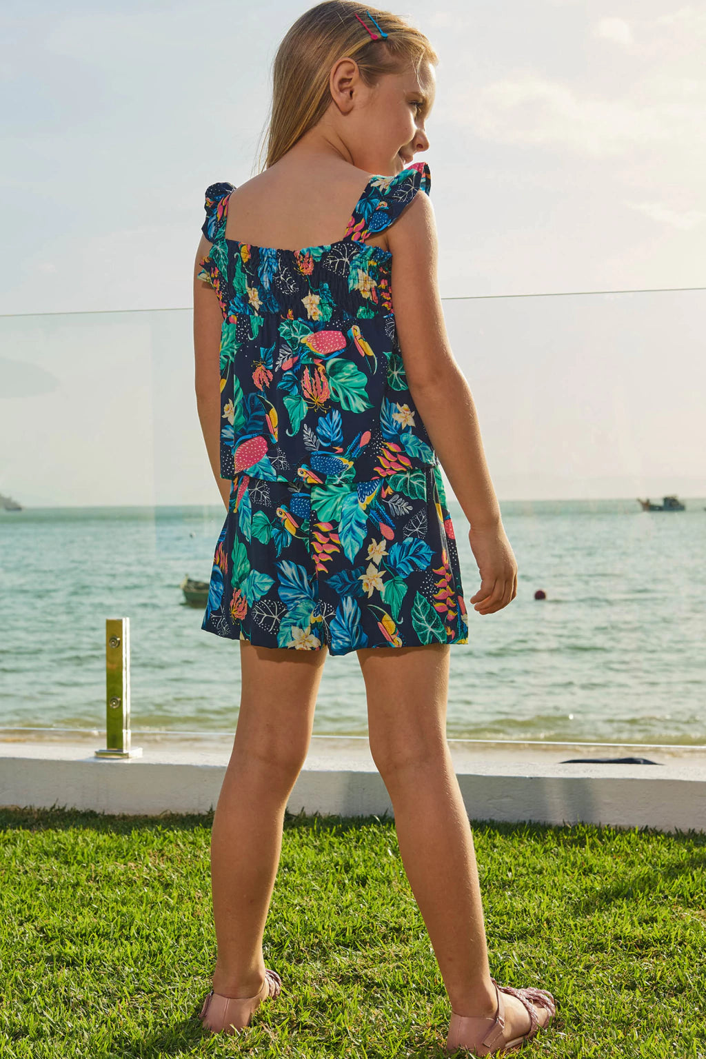 Infanti conjunto azul tucan - Talla 4T